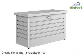 Úložný box FreizeitBox 100, stříbrná - Biohort
