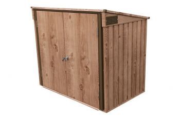Úložný box na popelnice Duramax 154,2 x 96 x 130,5 cm - imitace dřeva 74045