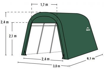 Náhradní plachta pro garáž 300x610 cm (62584EU)