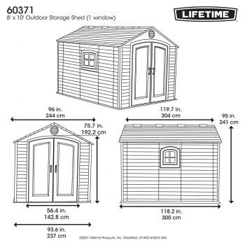 Zahradní domek Lifetime 60371 CLASSIC LINE