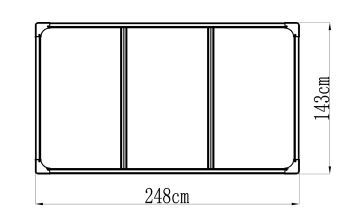 Zahradní plastový domek Lanitplast VERDAL 8x5