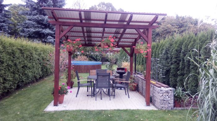 Pergola Standard 250x270, sklon krokví 10°