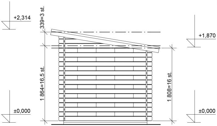 Zahradní domek Kamal 3 350x200 Ekonomik