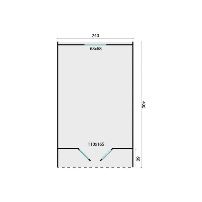 Zahradní domek Camping POD 400