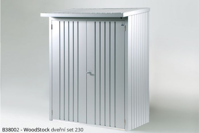 Dveřní set WoodStock 230, šedý křemen metalíza - Biohort