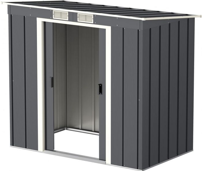 Zahradní domek Pent Roof ECO 6x4 antracit (2.5 m²)